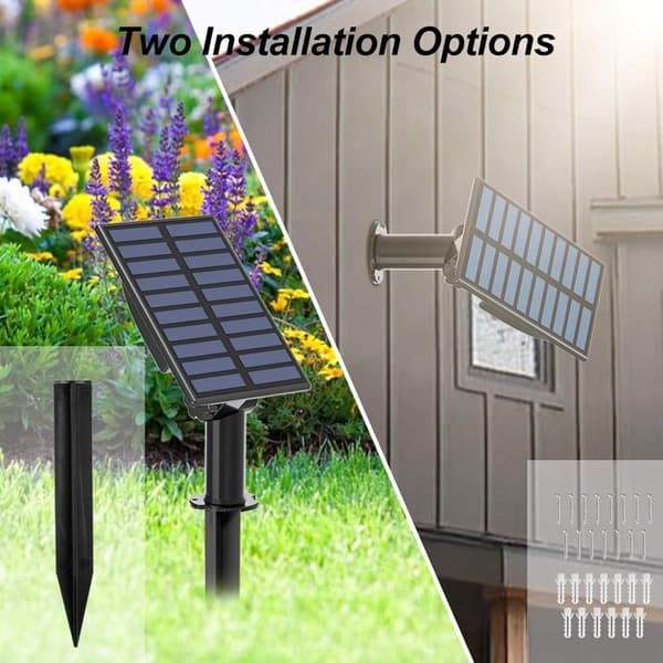 Solcelledrevne undervandsspotlights – superlyse RGB LED-lys til dam, springvand og have – farverig misfarvning