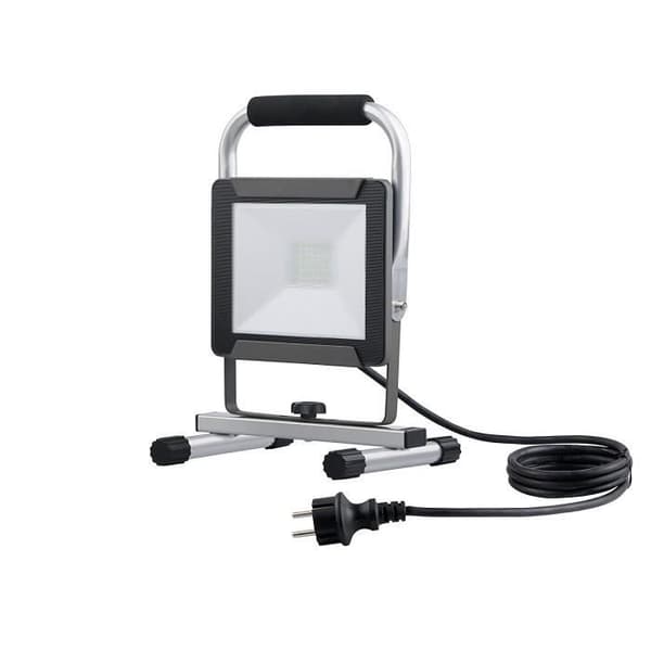 Electraline Outdoor LED Flood Light, 30 W, Grå - 63430