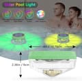 Miniatyrbillede 6 af 8: OBOSOE Solar Lights til Pool - 2-Pack RGB LED lys med automatisk farveskift, perfekt til fest og dekoration