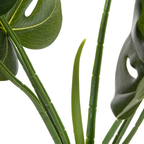 Konstgjord växt | TROPISK ZON | palm i en vit kruka | 75 cm | 882031