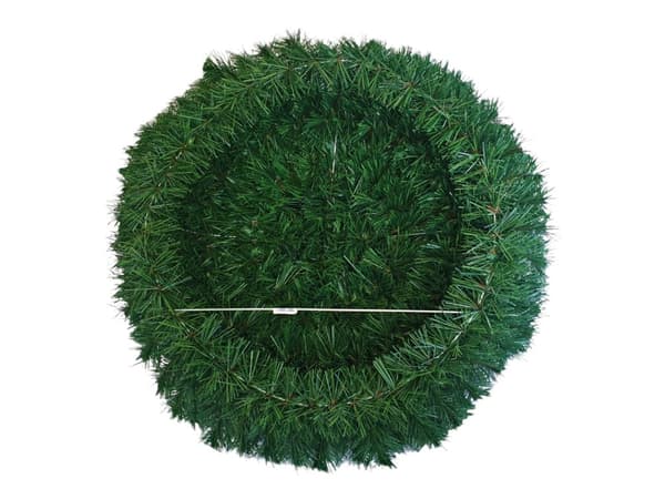 KUNSTIG FLORISTISK RUND BASE TIL JULESKABER 70cm