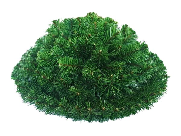 KUNSTIG FLORISTISK RUND BASE TIL JULESKABER 70cm