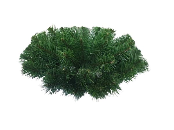 KUNSTIG FLORISTISK BAGGRUND FOR SKABELSEN, KRANS, RUSH, 55 cm