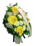 Miniatyrbillede 3 af 10: STORE BEGRAFNINGSKRANS BLOMSTER HYDRENSIONS ROSER + EGEN VEJLEDNING PÅ ARBEJDEN