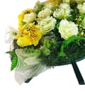 Miniatyrbillede 4 af 10: STORE BEGRAFNINGSKRANS BLOMSTER HYDRENSIONS ROSER + EGEN VEJLEDNING PÅ ARBEJDEN