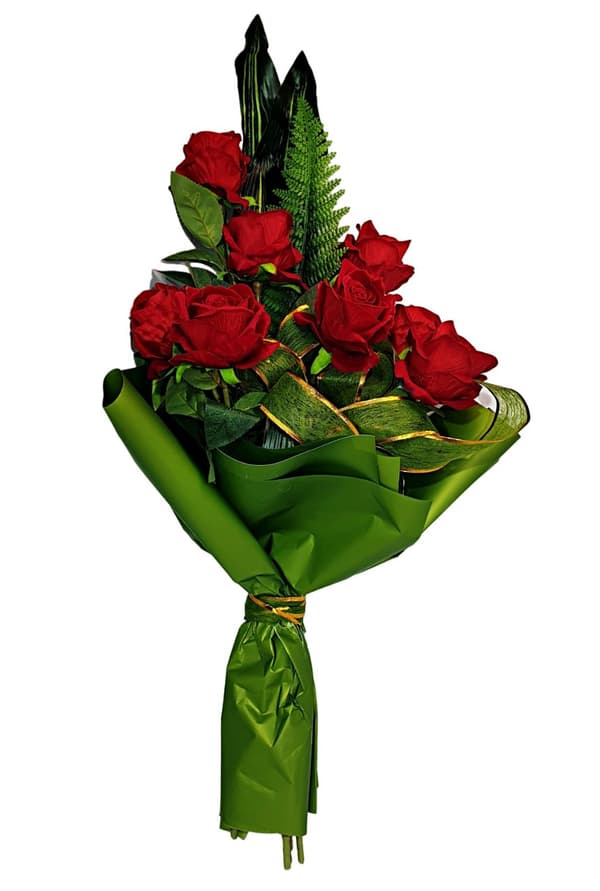 BEGRAVNINGSKNAPP BLOMMOR TILL GRUSBUKETT TILL EN VAS