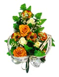 Miniatyrbild 2 av 9: BEGRAVNING BEGRAVNING BLOMMOR TILL GRAVEN, SISTA FARVÄL