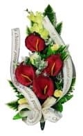 Miniatyrbild 1 av 4: BEGRAVNING BEGRAVNING BLOMMOR TILL GRAVEN, SISTA FARVÄL