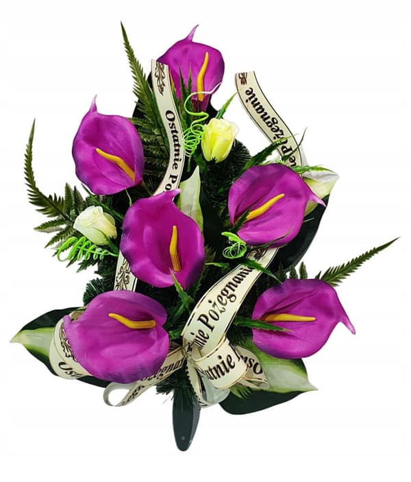 BEGRAVNINGSSORTIMENT KONSTGIVNA BLOMMOR + DIN EGEN INSTRUKTION PÅ BÄRGEN