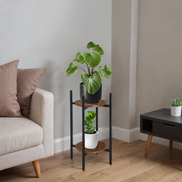 SAMIR RUSTIC loftsblomststativ i metal