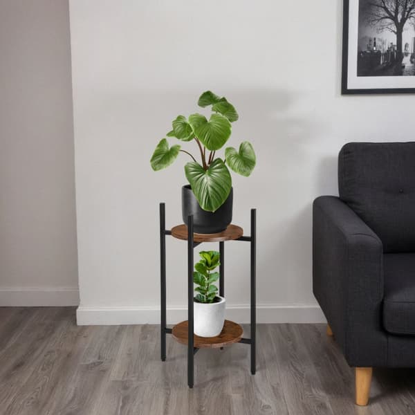 SAMIR RUSTIC loftsblomststativ i metal
