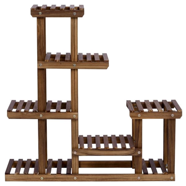 Manino blomsterstander i træ, 5 niveauer
