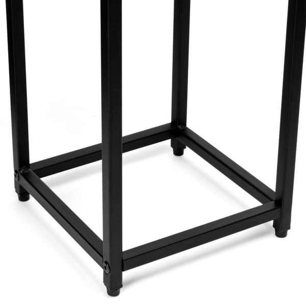 ARBEN RUSTIC loft blomsterställ, svart, 60 cm
