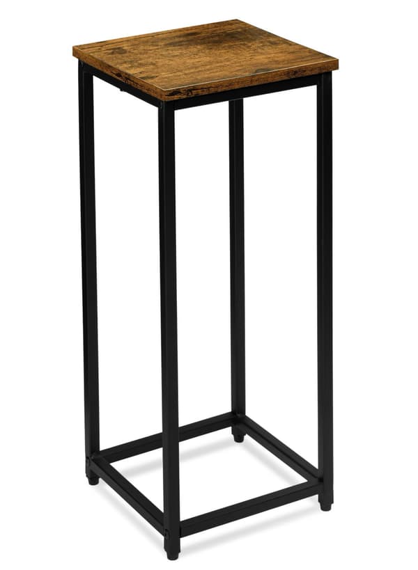 ARBEN RUSTIC loft blomsterställ, svart, 60 cm