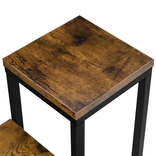 Seisova kukkateline musta Hazel Rustic vanhentunut tammi