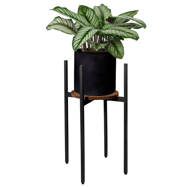 Torre Rustik hems stående blomsterstativ, 60 cm, sort