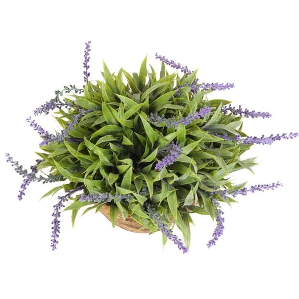 Lavendel i en lerkrukke 25 cm - Grøn interiørdekoration