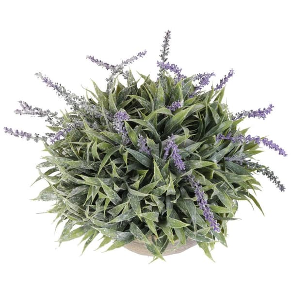 Lavendel i en antik lerkrukke 35 cm - Provence Style Dekoration