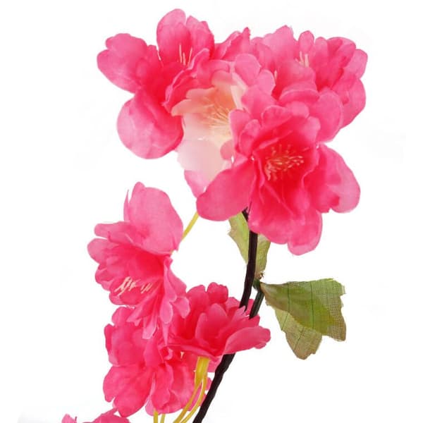 BLOMSTERGUIRLANDE KUNSTIGE BLOMSTER KIRSEBÆÆBLEBLØSER 1,8M pink
