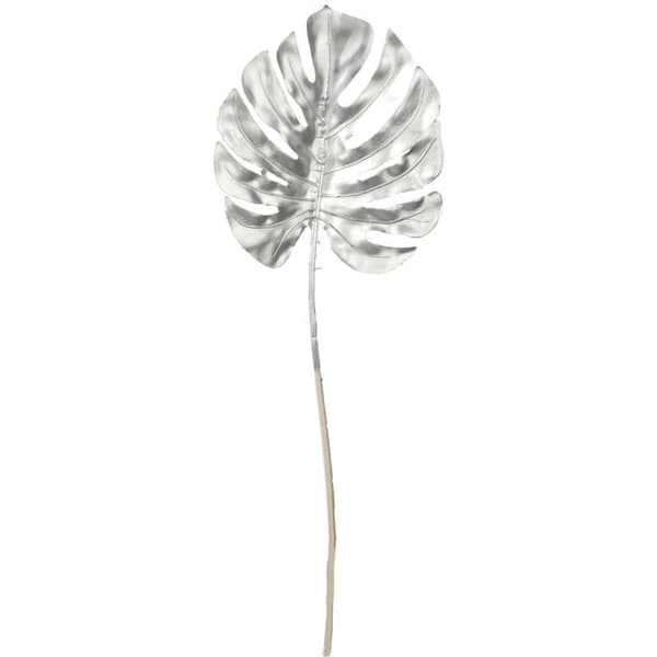 Konstgjord filodendrongren 69 cm, Silver