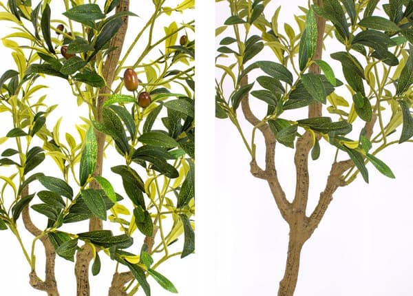 OLIVETRÆ kunstigt DEKORATIVT OLIVETRÆ i en potte
