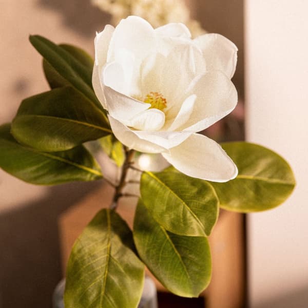 Kunstig blomst | HIYA | hvid magnolia | 71 cm | 817170