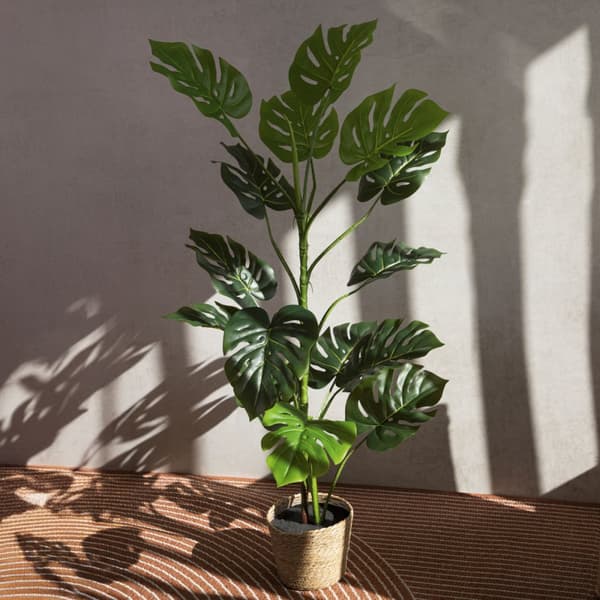 Konstgjord växt | TROPISK ZON | monstera | 120 cm | 882048