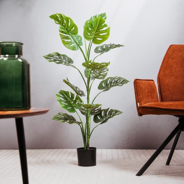 Konstgjord växt | TROPISK ZON | monstera | 120 cm | 882048