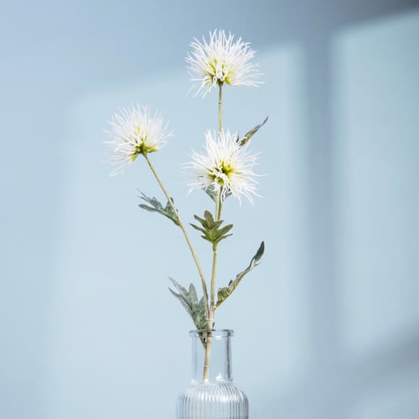 Konstgjord gren | ALMA | vita bollar | 68 cm | 877587