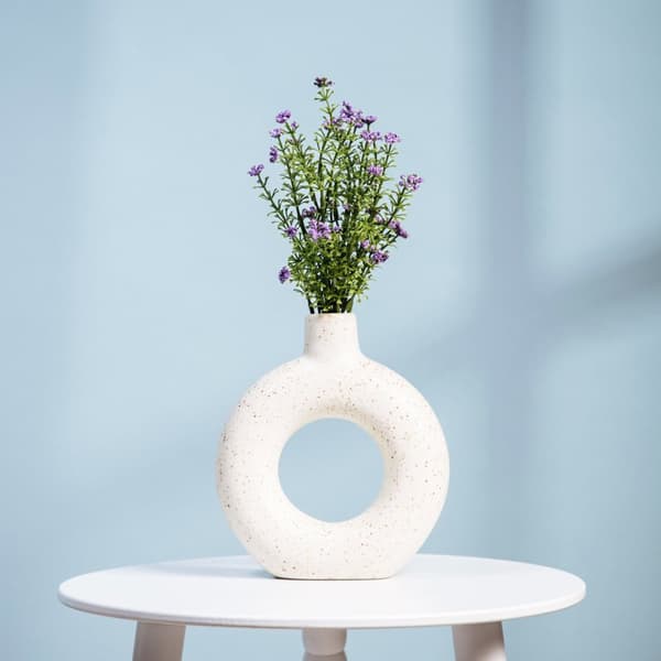 Kunstig gren | FERNA | bregne med blomster | 33 cm | 875941