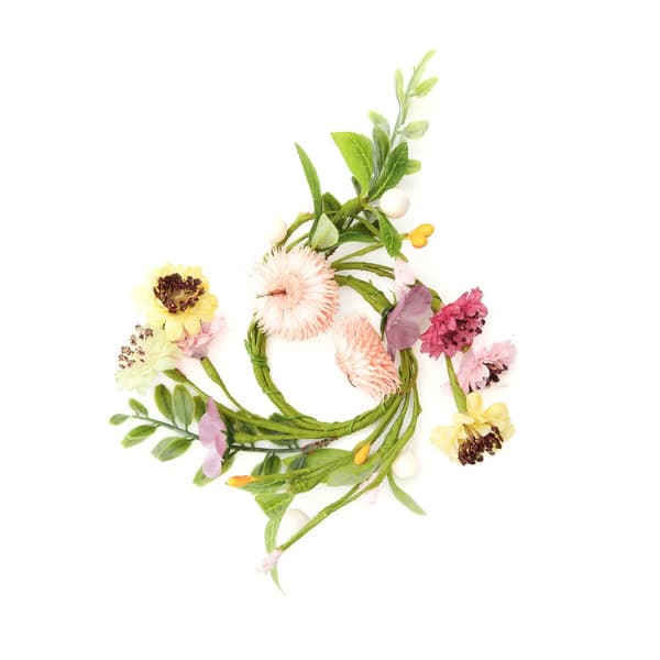 Krans | FLOS | med farverige blomster | 15x15x3cm | 884837