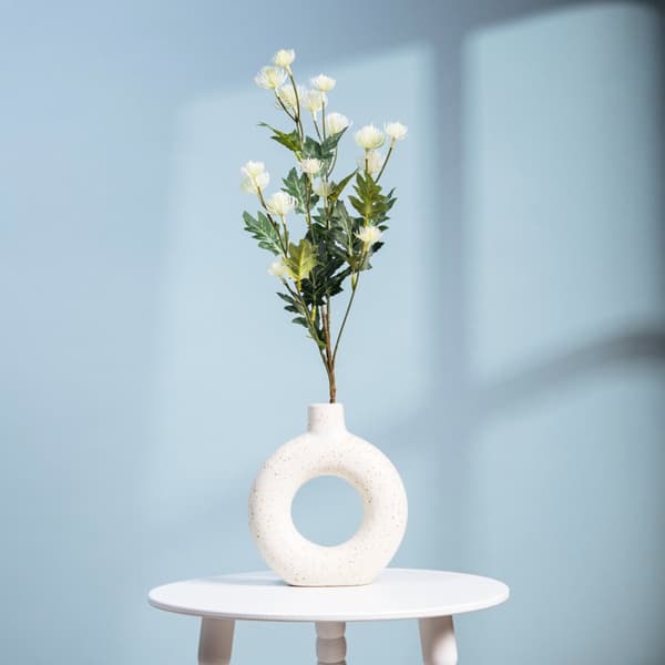 Kunstig gren | MAVY | ecru bolde | 78 cm | 738944