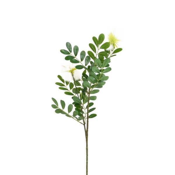 Kunstig gren | FREESIA | hvid rund | 88 cm | 739026
