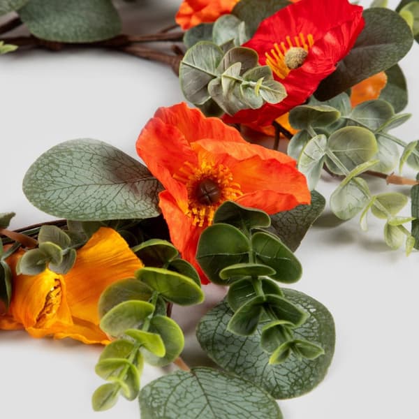 Krans | ALAST | med koralblomster | 39 cm | 734335