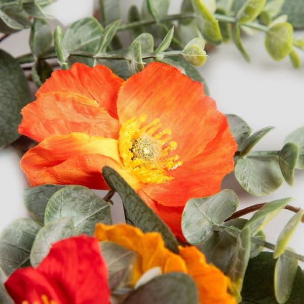 Krans | ALAST | med koralblomster | 39 cm | 734335