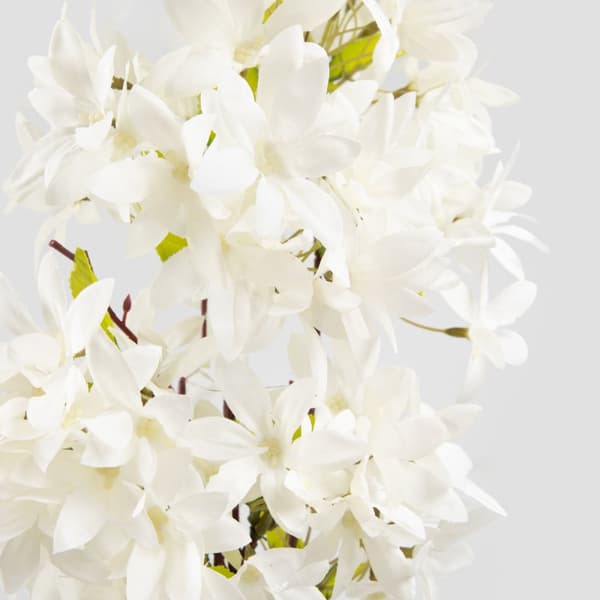 Kunstig gren | MINDRA | hvide blomster | 100 cm | 744761