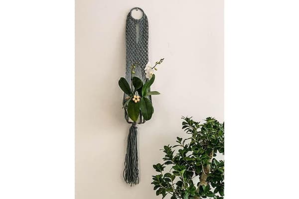 SINGLE FLOWER BED MACRAME CREAM