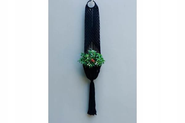 SINGLE FLOWER BED MACRAME CREAM