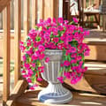 Miniatyrbillede 4 af 7: OBOSOE 2-pak UV-resistente hængende kunstige blomster – Morning Glory Vines 75 cm, naturtro til have og boligindretning