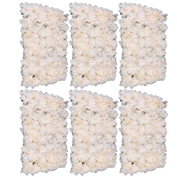 Konstgjorda Blomväggspaneler, Silkesmaterial, 60 x 40 cm,6ST