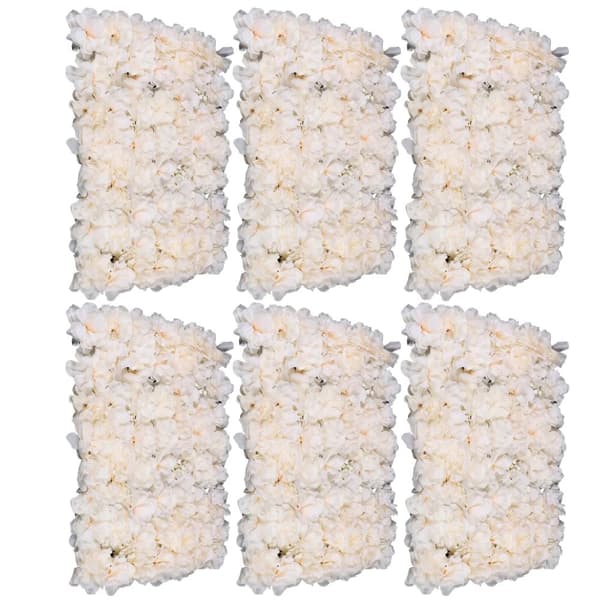 Konstgjorda Blomväggspaneler, Silkesmaterial, 60 x 40 cm,6ST
