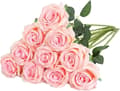 Miniatyrbild 1 av 5: OBOSOE 10-pack Konstgjorda Rosor - Livsäkta Silkesblommor till Bröllop & Hemdekoration