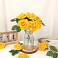 Miniatyrbild 5 av 5: OBOSOE 10-pack Konstgjorda Rosor - Livsäkta Silkesblommor till Bröllop & Hemdekoration