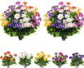 Miniatyrbild 1 av 7: OBOSOE Artificiella Blommor, Prästkragar – UV-beständiga Inomhus/Utomhusblommor