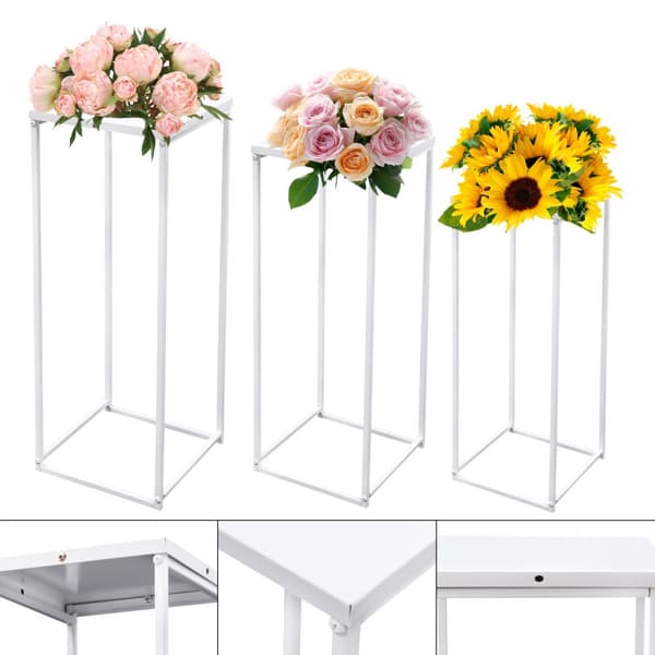 Bröllopsblomsterställ, Fyrkantig Design, Flera Storleksalternativ