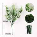 Miniatyrbillede 2 af 7: OBOSOE Kunstige Blomster Lavendel 8-pak – UV-resistente dekorative planter til indendørs og udendørs