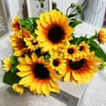 Miniatyrbillede 2 af 5: OBOSOE Kunstige Blomster Kunstige Solsikker 4-pak – Silkeblomster til dekoration