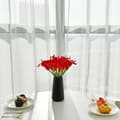 Miniatyrbillede 7 af 9: OBOSOE PU Calla Lily kunstige blomster 20 stængler 35cm - Realistiske blomster til brudebuket og boligindretning