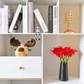 Miniatyrbillede 9 af 9: OBOSOE PU Calla Lily kunstige blomster 20 stængler 35cm - Realistiske blomster til brudebuket og boligindretning