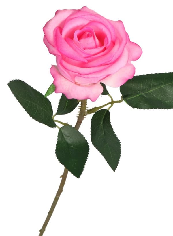 KUNSTIGE BLOMSTER ROSER ROSER I RUSKINDSFLØJL 46 CM